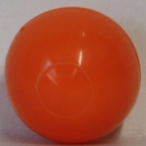 PARTS ONLY Aggravation Board Game - Pack (5) Orange Plastic Marbles