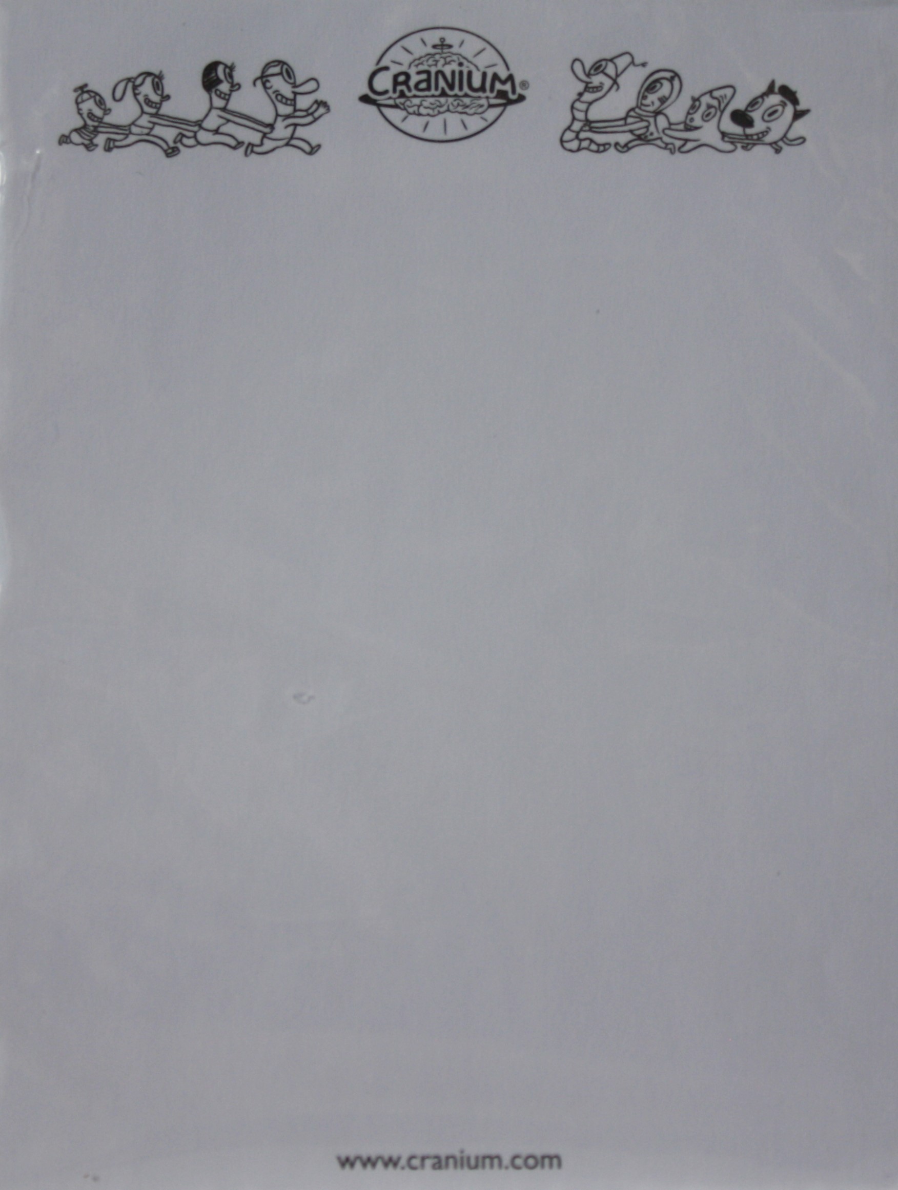 PARTS ONLY Cranium 2nd Edition Board Game - (1) Pack of 10 Cranium Pad Sheets Only