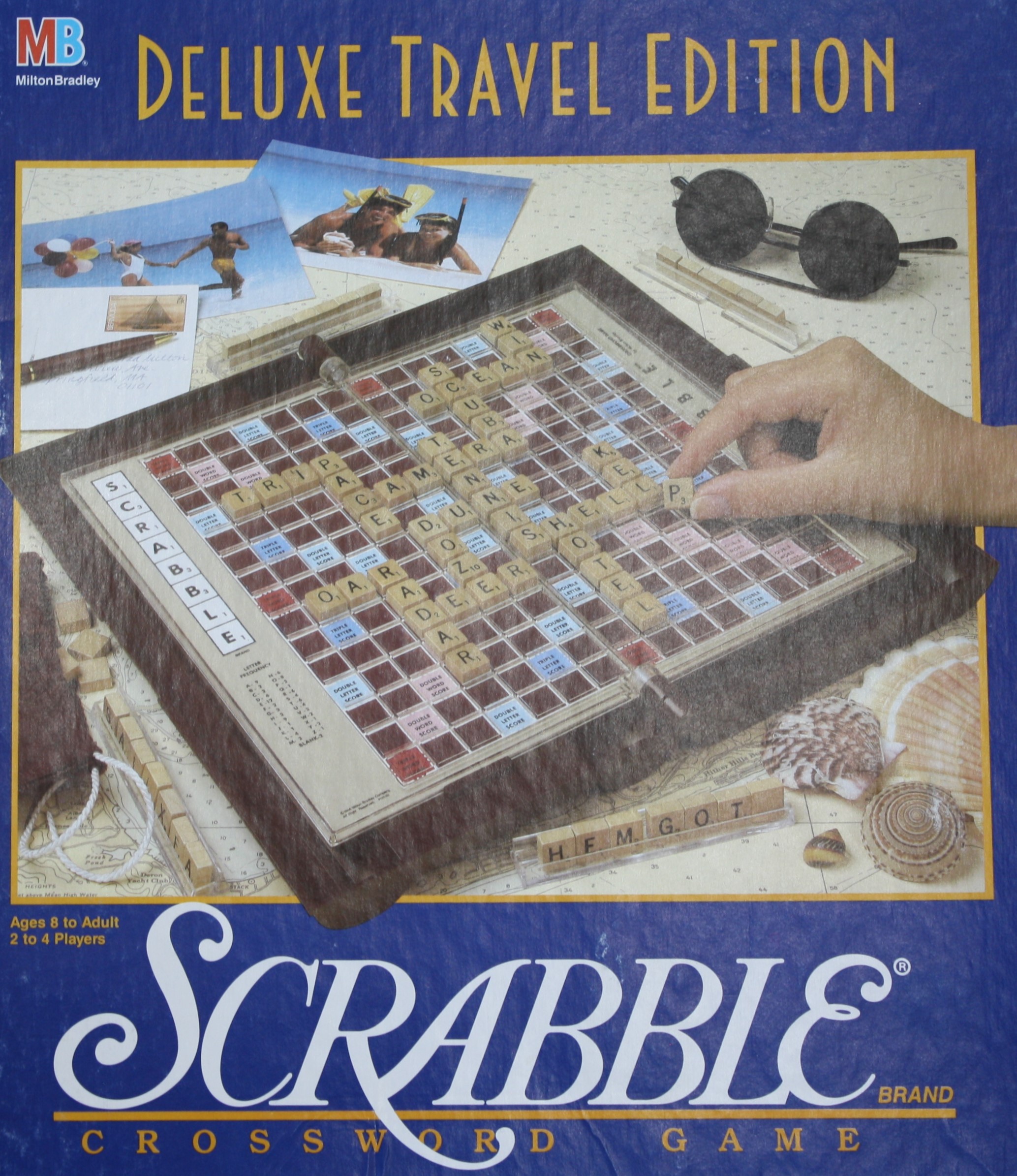 Scrabble Deluxe Travel Edition Board Game