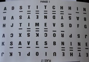 PARTS ONLY Wheel Of Fortune (Australia 1987) Board Game - #22 Puzzle Card