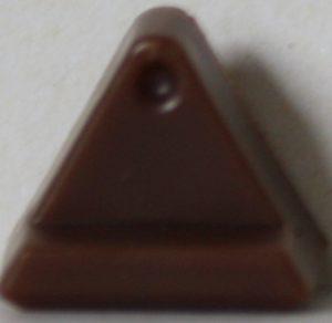PARTS ONLY - Trivial Pursuit The Lord Of The Rings Trilogy Board Game - Set (4) Brown Scoring Wedges Only