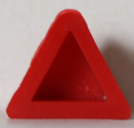 PARTS ONLY - Trivial Pursuit The Lord Of The Rings Trilogy Board Game - Set (4) Red Scoring Wedges Only