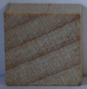 PARTS ONLY - Scrabble Deluxe Travel Edition Board Game - (1) Wooden Blank Tile Only