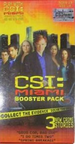 CSI: Miami Booster Pack - New (slight box damage)