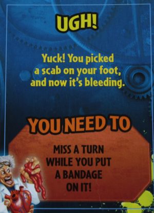 PARTS ONLY - Doctor Dreadful Scabs N' Guts Board Game - (30) Wild Cards Only