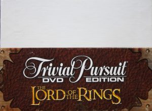 PARTS ONLY - Trivial Pursuit The Lord Of The Rings Trilogy Board Game - Question and Answer Cards in Box