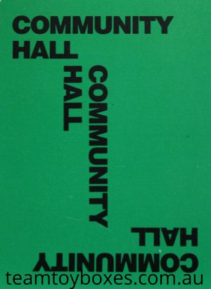 PARTS ONLY - Police Alert Board Game - #2 Community Hall Card Only