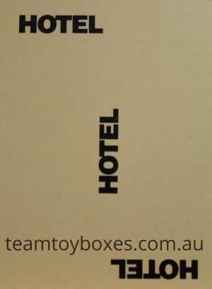 PARTS ONLY - Police Alert Board Game - #6 Hotel Card Only