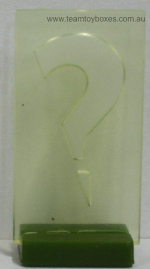 PARTS ONLY - Cluedo "Discover The Secrets" Board Game - (1) Mr Green Plastic Guest Mover Only