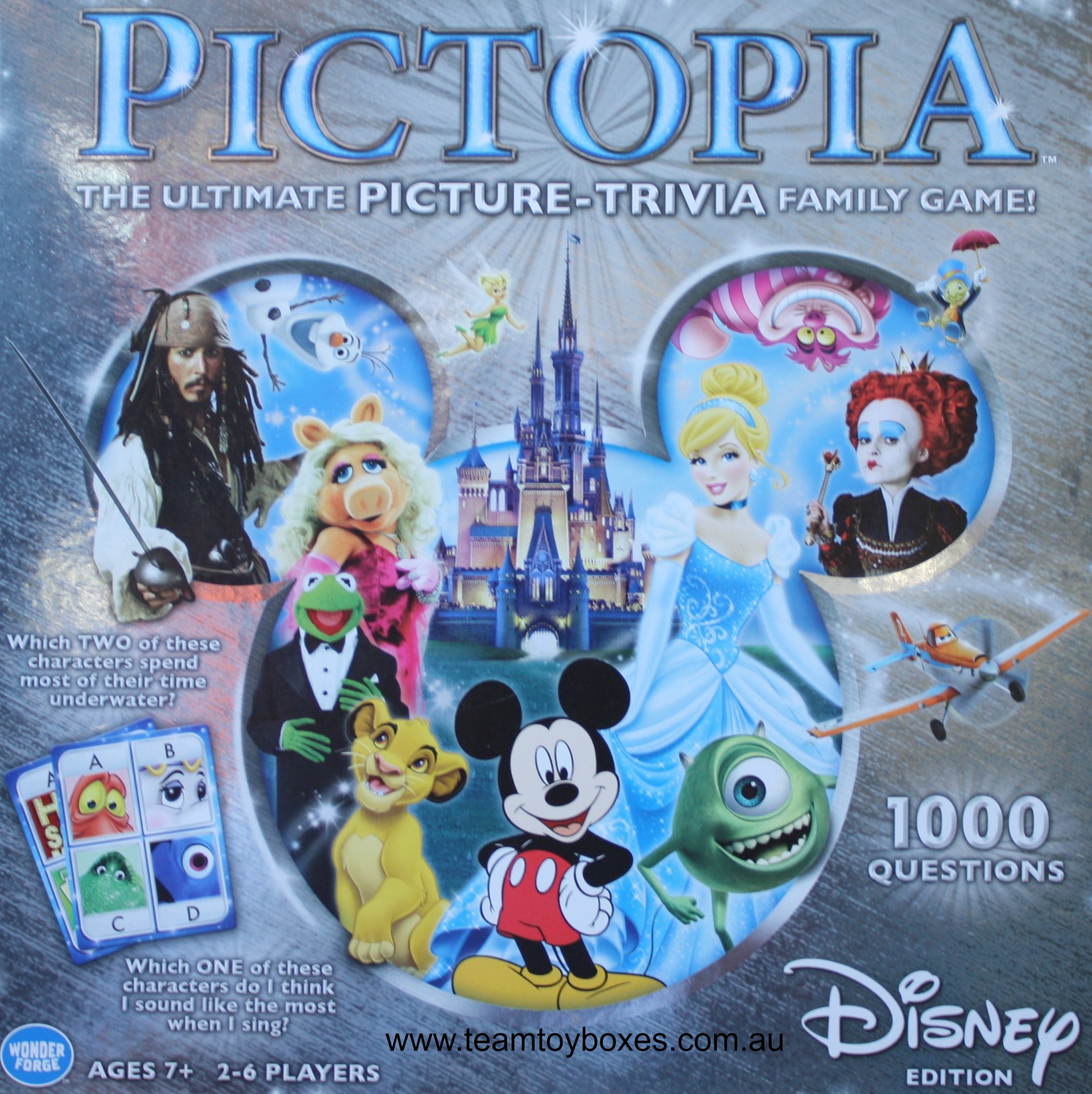 Pictopia Disney Edition Board Game - Used