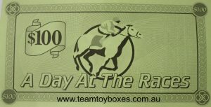 PARTS ONLY - A Day At The Races Board Game - (1) Pack of 10 $100 Notes Only