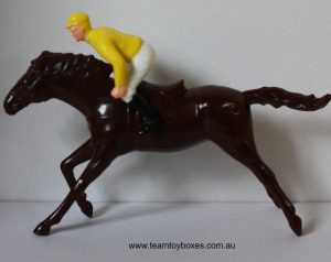 PARTS ONLY - A Day At The Races Board Game - (1) Horse and Jockey