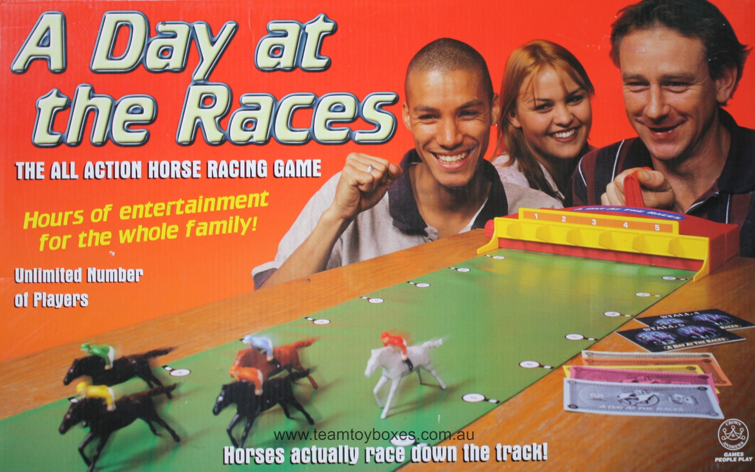 PARTS ONLY - A Day At The Races Board Game - (1) Horse and Jockey - Image 2