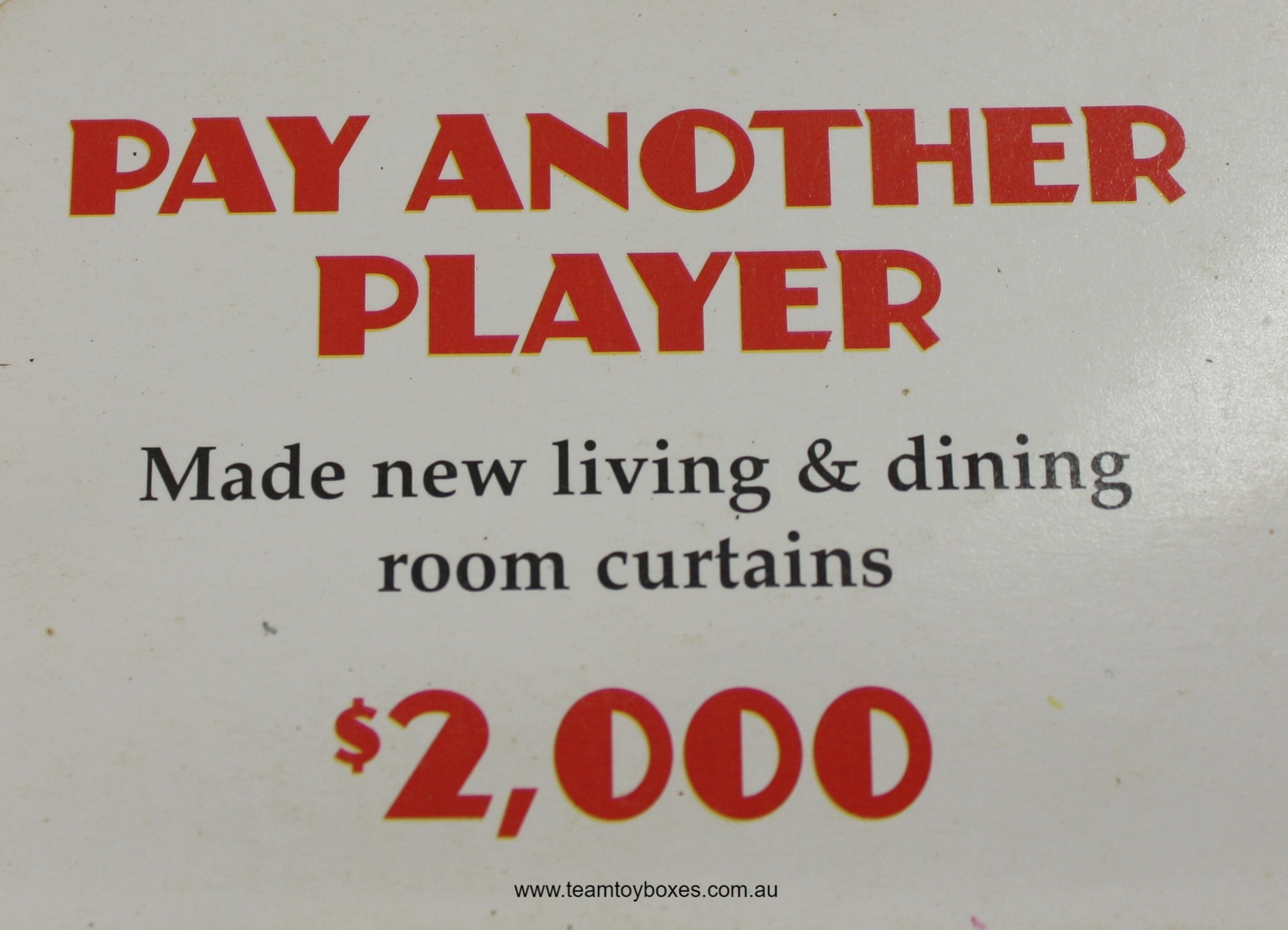 PARTS ONLY - Payday Board Game (2000) - #3 Mail Card