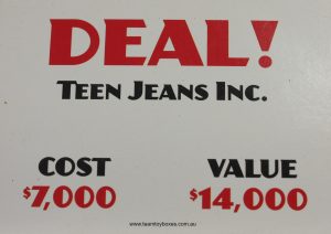 PARTS ONLY - Payday Board Game (2000) - #11 Deal Card