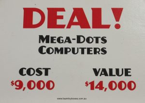 PARTS ONLY - Payday Board Game (2000) - #14 Deal Card