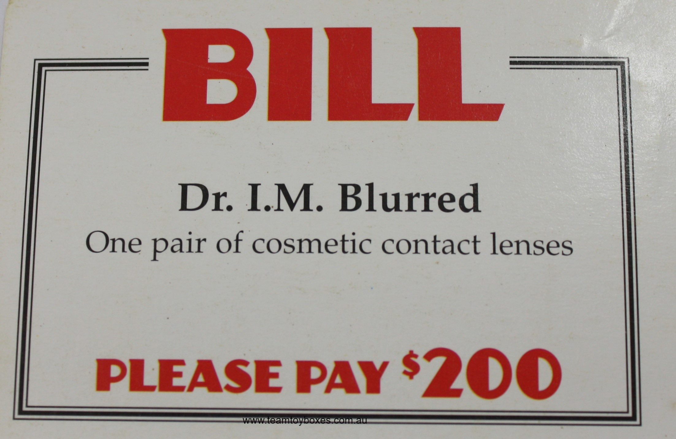 PARTS ONLY - Payday Board Game (2000) - #5 Mail Card