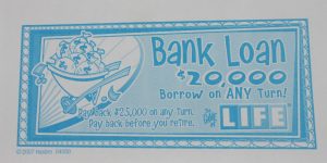 PARTS ONLY - The Game Of Life (2007) Board Game - Pack (10) Bank Loans Only