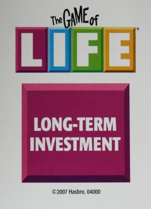 PARTS ONLY - The Game Of Life (2007) Board Game - Pack (9) Long Term Investment Cards Only