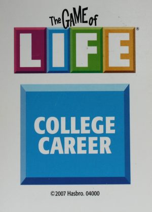 PARTS ONLY - The Game Of Life (2007) Board Game - Pack (6) College Career Cards Only