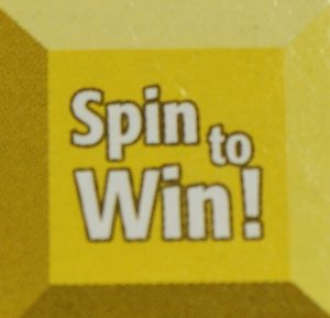 PARTS ONLY - The Game Of Life (2007) Board Game - (4) Spin To Win Yellow Tokens Only