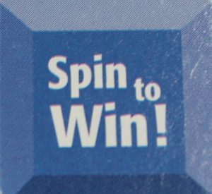 PARTS ONLY - The Game Of Life (2007) Board Game - (4) Spin To Win Blue Tokens Only