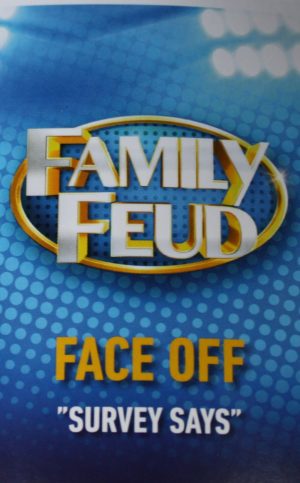 PARTS ONLY - Family Feud Board Game - Pack (20) Face Off Cards Only