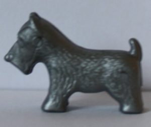 PARTS ONLY - Monopoly Toltoys 1960s Board Game - (1) Plastic Dog Token Only