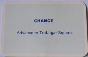 PARTS ONLY - Monopoly Toltoys 1960s Board Game - #1 Chance Card Only