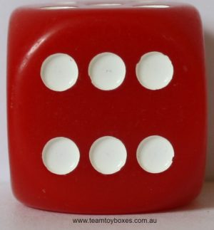 PARTS ONLY - Super Lifesaver Board Game - (1) Large Red Die Only