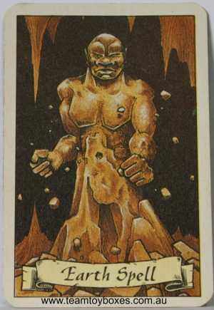 PARTS ONLY - Hero Quest Board Game - (1) Heal Body Earth Spell Card Only