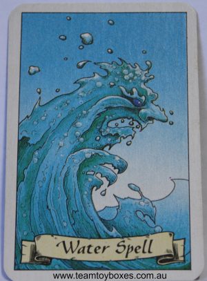 PARTS ONLY - Hero Quest Board Game - (1) Water of Healing Water Spell Card Only