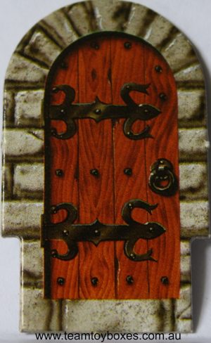 PARTS ONLY - Hero Quest Board Game - (1) Cardboard Closed Door Only