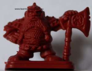 PARTS ONLY - Hero Quest Board Game - (1) Unpainted Plastic Dwarf Figure Only