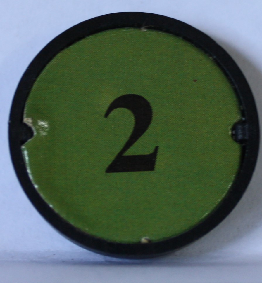 PARTS ONLY - Dark World Board Game - (1) Number 2 Green Stand Only