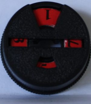 PARTS ONLY - Dark World Board Game - (1) Red Numbered Stand Only