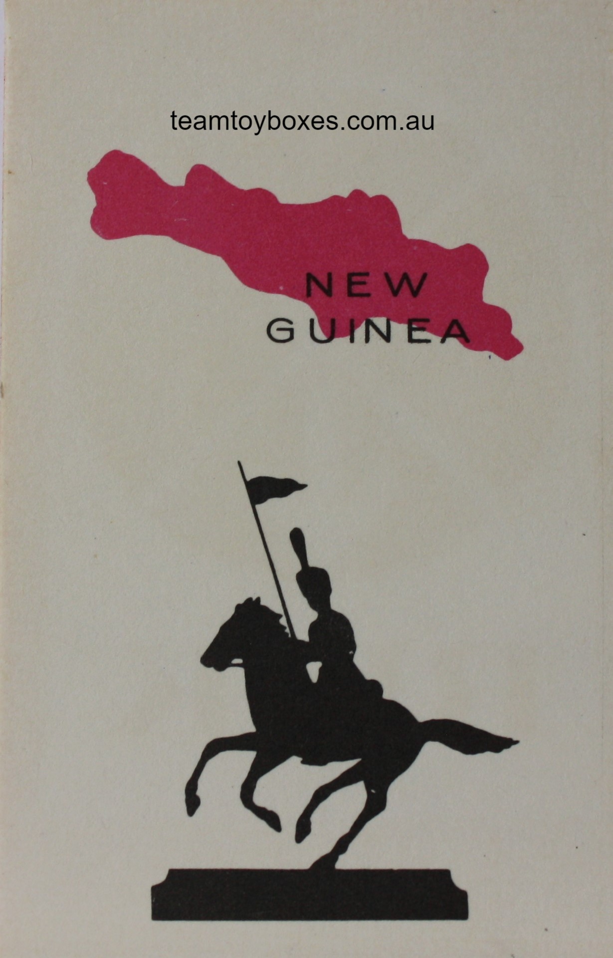 PARTS ONLY - Risk Strategy Board Game 1959 South African Version - (1) New Guinea Card Only