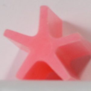 PARTS ONLY - Risk Strategy Board Game 1959 South African Version - (1) Pink Shaped Playing Piece Only