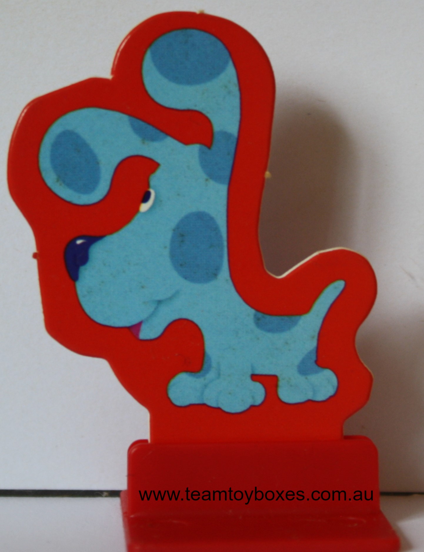 PARTS ONLY - Blues Clues Board Game - (1) Red Playing Piece and Stand Only