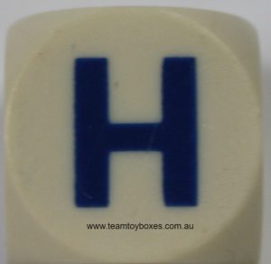 PARTS ONLY - Boggle Word Game - (1) Boggle Letter Cube W E G N E H Only