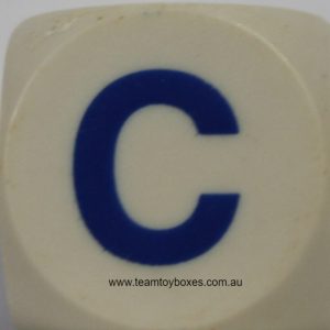 PARTS ONLY - Boggle Word Game - (1) Boggle Letter Cube C A O S H P Only