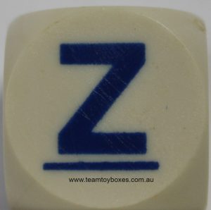 PARTS ONLY - Boggle Word Game - (1) Boggle Letter Cube N H N L R Z Only