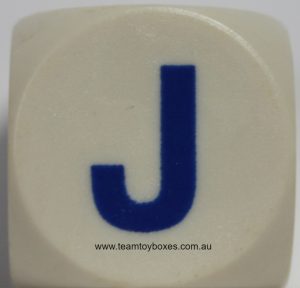 PARTS ONLY - Boggle Word Game - (1) Boggle Letter Cube A B B O O J Only