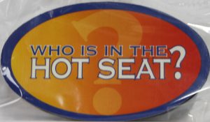 PARTS ONLY - Millionaire Hot Seat Board Game - Pack of 6 Who is in the Hot Seat? Cards Only