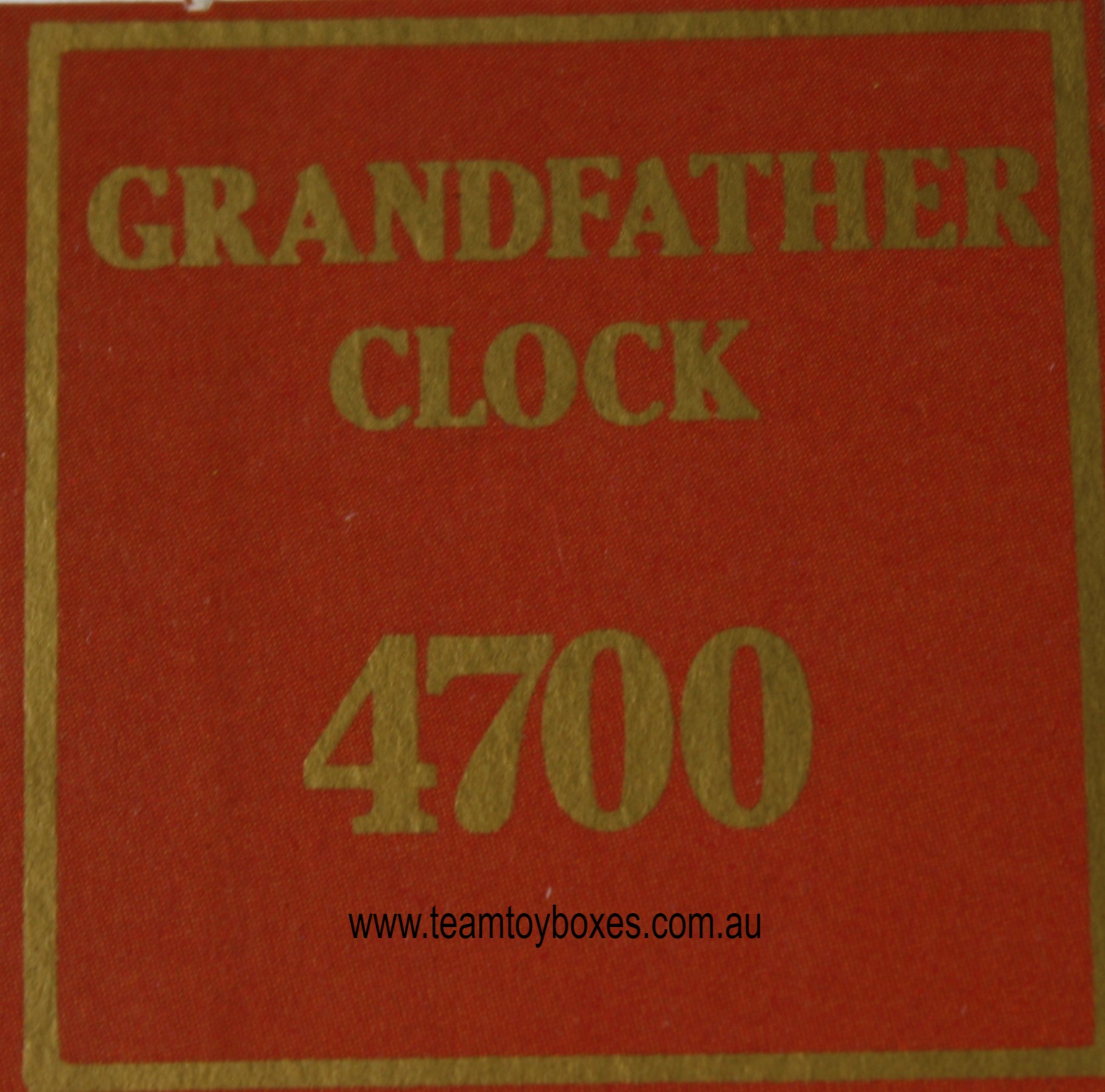 Parts Only - Golden Hammer Board Game - (1) Grandfather Clock $4,700 Sale Card Only