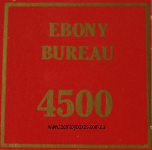 Parts Only - Golden Hammer Board Game - (1) Ebony Bureau $4,500 Sale Card Only