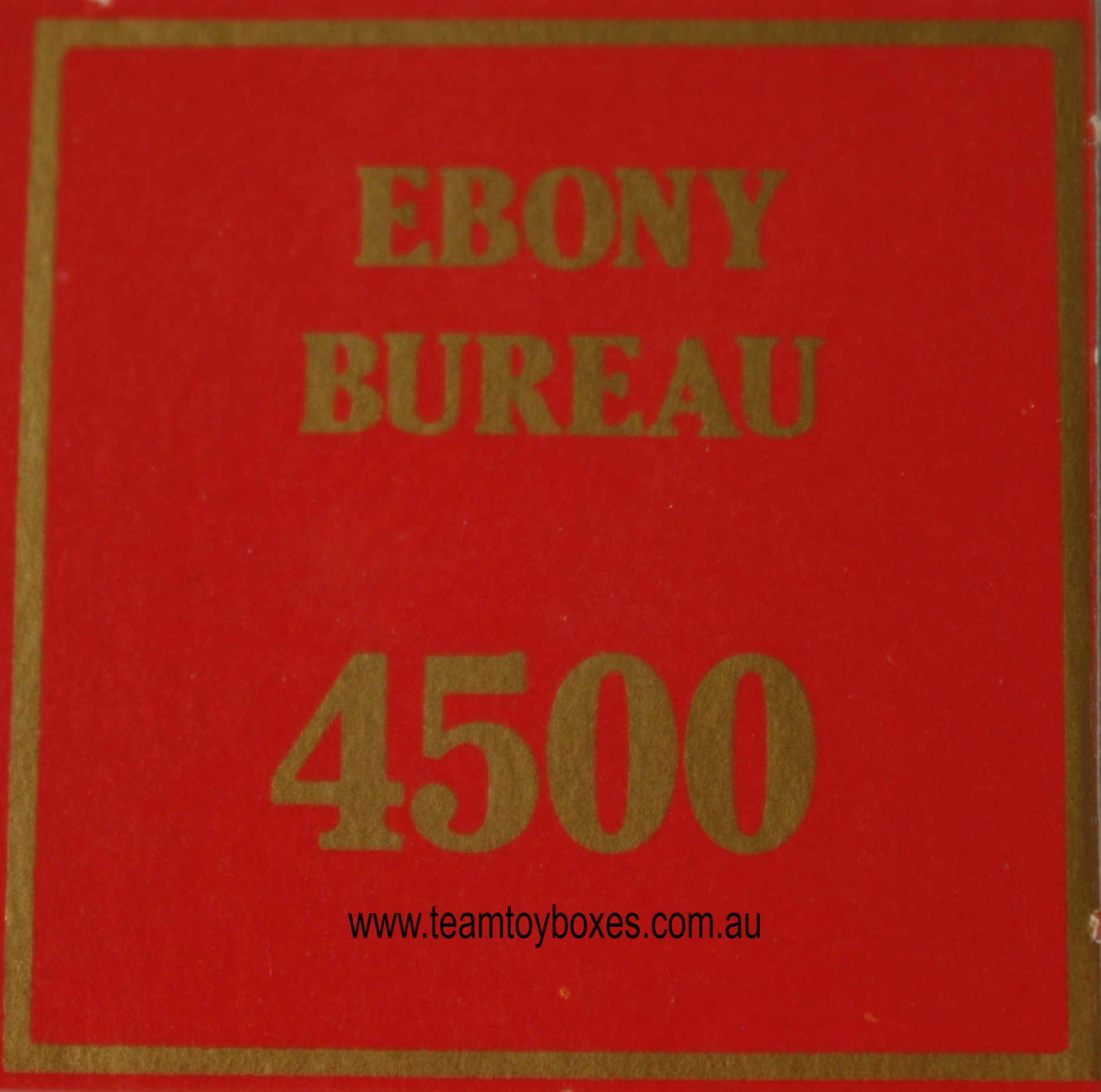 Parts Only - Golden Hammer Board Game - (1) Ebony Bureau $4,500 Sale Card Only