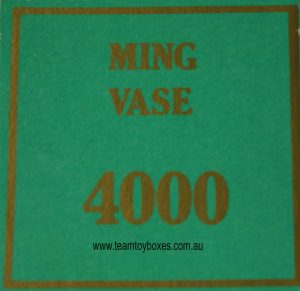 Parts Only - Golden Hammer Board Game - (1) Ming Vase $4,000 Sale Card Only