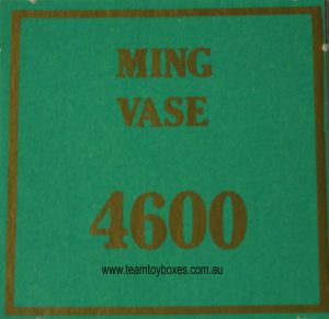 Parts Only - Golden Hammer Board Game - (1) Ming Vase $4,600 Sale Card Only