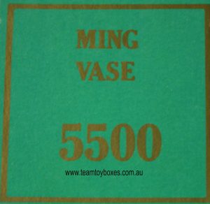 Parts Only - Golden Hammer Board Game - (1) Ming Vase $5,500 Sale Card Only